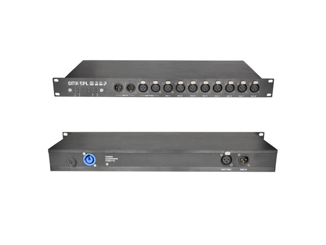 2 входа DMX и 8 выходов DMX DMX 512 Splitter